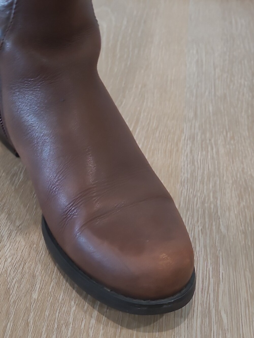 Blondo Volly Brown Leather Tall Riding Boots - Picture 12 of 12